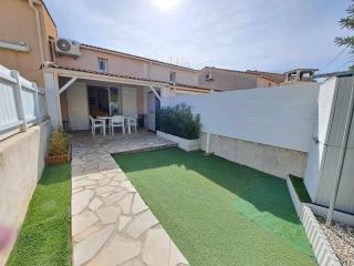 Maison mitoyenne climatisée avec piscine, grande terrasse, proche plage à Marseillan - FR-1-326-809 - Marseillan - 0