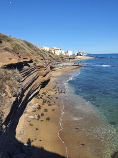 Front de mer, vue à 180° sur la méditerranée, accès direct plage - 1