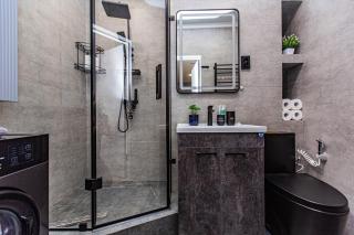 Alpine serenity deLuxe apartment with MOUNTAIN views near the ADK shopping center and Sairan METRO station - Almaty - 7