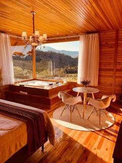 Chalé Romântico com jacuzzi e café da manhã em Rancho Queimado - Rancho Queimado - 8