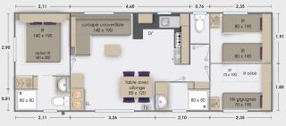 Mobilhome Dunes de Contis 3chambres, spacieux, moderne et tout confort - 1