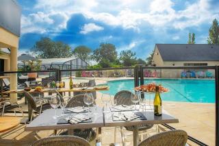 mobil home 6 pers camping 4 étoiles domaine de la pommeraie tregunc bretagne - 9