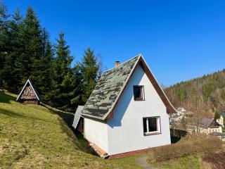 Urige Berghütte mit Kamin und Sauna im Erzgebirge nahe Schwarzwassertal - Pobershau - 8