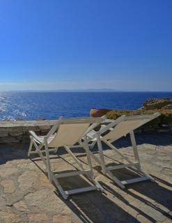 Luxurious waterfront villa Christina in the area of Melissaki with a swimming pool, sea and sunset view - Ioulis - 1