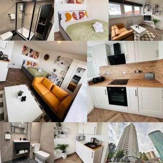 Private Room in Modern Shared Apartment, Each with Kitchenette, Central Birmingham R3 - 0