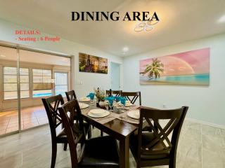 Family Fun-Prime Location Heated Pool Sleeps10 Villa - 6