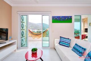 BH44 · BH44: VISTA PARA O MAR, AR E VARANDONA GOURMET - Ubatuba - 6