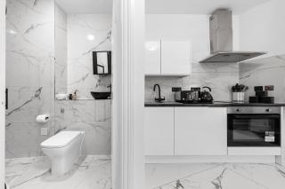 Serviced Modern Studio Flat - Sleeps 2 - Good Links to King Cross, Euston, Finchley Road Station - NW3 London - 7