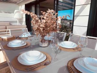 ÁTICO LUJO CANELAS SUITES PREMIUM VISTAS MAR-TERRAZA 40m - PISCINA - Portonovo - 1