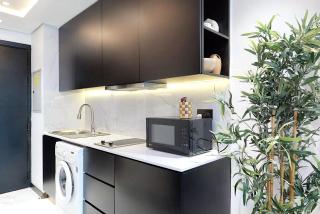 Earthy & Sharp - Studio with Lake View - JLT - 6