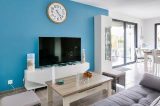 Maison pour 7 - jardin - accès pmr - 5min plage - 7