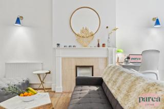 Parea Living - South Kensington, Elegant 1-Bedroom Flat, WFH Desk - Londra - 5