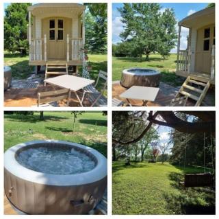 Roulotte cosy avec jacuzzi dans parc château - 6