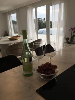 Stan- och strandnära poolvilla. - Halmstad - 2