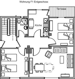 Am Apfelgarten-2 Apartments mit PKW-Parkplatz, Flörekeweg - Luneburgo - 7