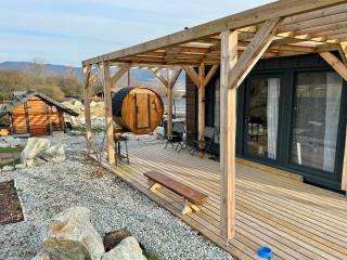 Tiny House with Mountain Views - 3
