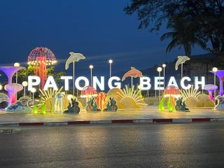Patong Condotel - 8th Floor - 28 SQM - King bed, Kitchen, Private Bathroom, Seating Area, TV with Free WIFI, walking distance to the Beach - Patong - 5