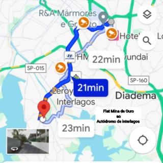 Mina de Ouro - 300m Metrô Conceição 1,4Km SP Expo e Congonhas - 2