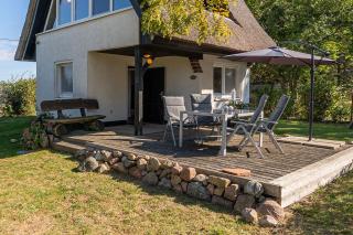 Reetgedecktes Traumhaus mit Panorama-Ostseeblick - 9