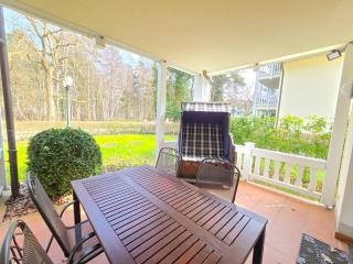 Dünenpark Binz - Komfort Ferienwohnung mit 1 Schlafzimmer und Terrasse im Erdgeschoss 041 - Binz - 3