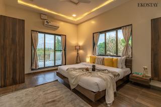 Ekostay Gold Palm Estate I Cricket Turf I Rain Dance I 2 Acre Property - 2