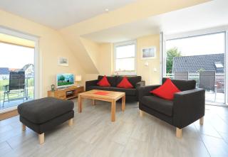 besondere Aussicht - Ferienwohnung Deichblick - 0