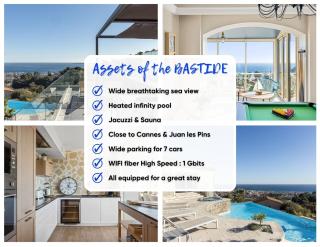 Villa Bastide : Sea view / Hot Tub / Sauna - Vallauris - 8