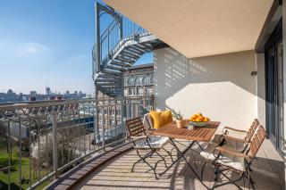 CLS Moderne City-Wohnung Hamburg Tiefgarage, E-Laden, Balkon, Parken, Blick über Hamburg, Cafe im Haus, Bus gegenüber, Flex Check In - Hamburg - 9