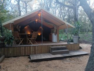 Tente safari au Pont du Gard - 9