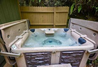 Secluded Nature Views, Hot Tub, WiFi, King Bed, Fireplace - Gatlinburg - 6