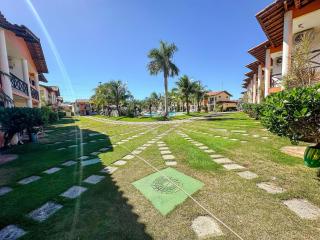 Casas no Residencial Moradas de Israel, com 3 suítes (todas com ar condicionado), internet 300MBPS e área gourmet privativa a aproximadamente 200m da praia de Taperapuã, (Axé Mói)com piscinas, sauna, portaria 24hrs - Porto Seguro - 6