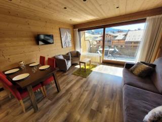 Appartement rénové 3* au pied des pistes, balcon, parking, WiFi, pour 4 personnes - FR-1-598-133 - Les Gets - 0