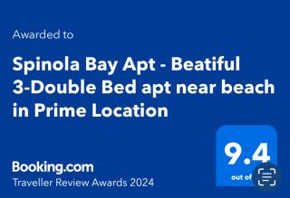Spinola Bay Apt - Beatiful 3-Double Bed apt near beach in Prime Location - St. Julianʼs - 6