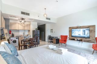 Spacious studio I City skyline view I Sleeps 3 - Dubai - 5