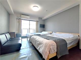 Close to JR Nanba Station/Airport Bus Terminal/1 Room/Floor/Elevator - Osaka - 7