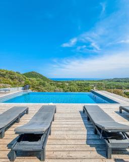 Villa Lavu Santu piscine privée vue mer/montagnes - Zonza - 8
