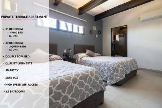2Ph Large 2Brm 3 bath AC private terrace apt - Città del Messico - 9