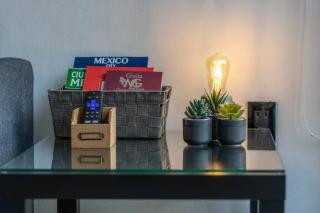 L102 New studio apt 1Bdrm 1bath AC Rooftop - Città del Messico - 3