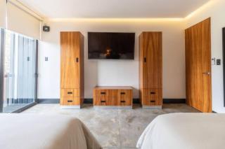 L301 1Bdrm 1bath fits 6 AC Rooftop views - Città del Messico - 7