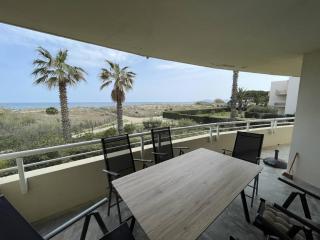 T3 6 pers avec piscine et accès direct plage - Saint-Cyprien - FR-1-106-101 - 8