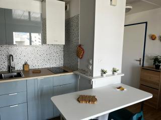 VUE OCEAN avec TERRASSE 30 m2 - 2 CHAMBRES parking privatif et piscine en été - 1
