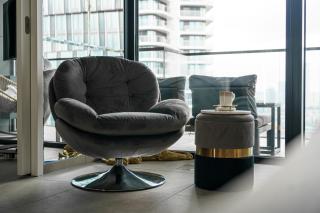 Skyline Blick Frankfurt - Nahe Messe - 2