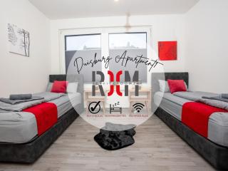 Livemore24 - Apartment 1 in Duisburg WLAN - Smart-TV - 24-7 Check-in und Küche - Duisburg - 0