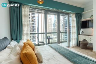 HiGuests - Royal 2BR Apt With Balcony Near Burj Khalifa - Dubaï - 5
