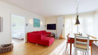 strandnahe FeWo mit 2 Schlafzimmern und Terrasse, Villa am Kurpark, Binz - Binz - 7