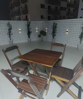 garden privativo integrado a varanda gourmet - Praia Grande - 8