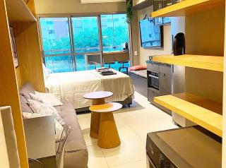 Consolacao GREY BOX - Studio de Luxo no Centro - Ar Condicionado - Cama Queen - Maquina de Lavar - Prox Metrô- Cozinha Completa - Wifi 500mbps - 7 andar - São Paulo - 6