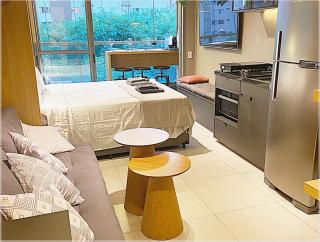 Consolacao GREY BOX - Studio de Luxo no Centro - Ar Condicionado - Cama Queen - Maquina de Lavar - Prox Metrô- Cozinha Completa - Wifi 500mbps - 7 andar - São Paulo - 8