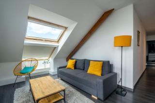 Rouen, appartement sous les toits, gare + parking - Rouen - 7