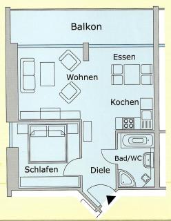Modernes Appartment, 3 Gehminuten zum Strand, Pool+Sauna - Zempin - 6
